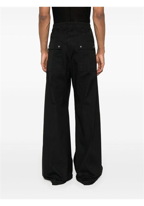 Black Bela wide-leg poplin trousers - men RICK OWENS | RU01D3366TE09