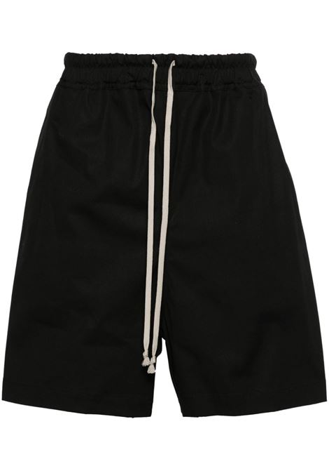 Black drop-crotch shorts - men RICK OWENS | RU01D3397TE09