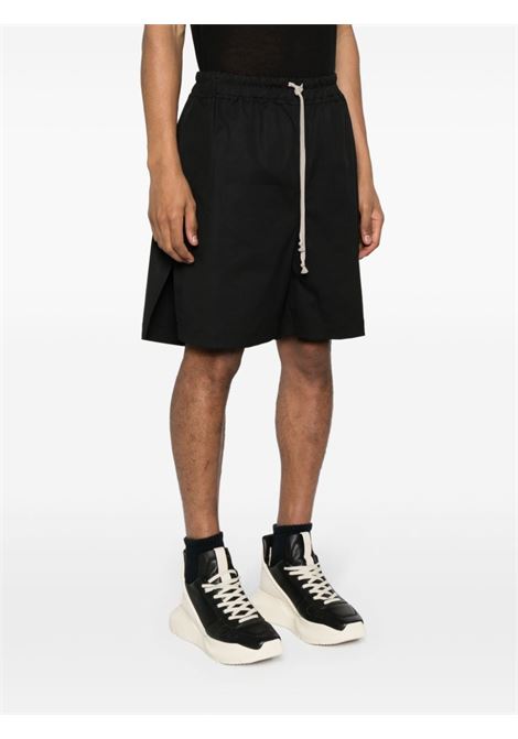 Black drop-crotch shorts - men RICK OWENS | RU01D3397TE09