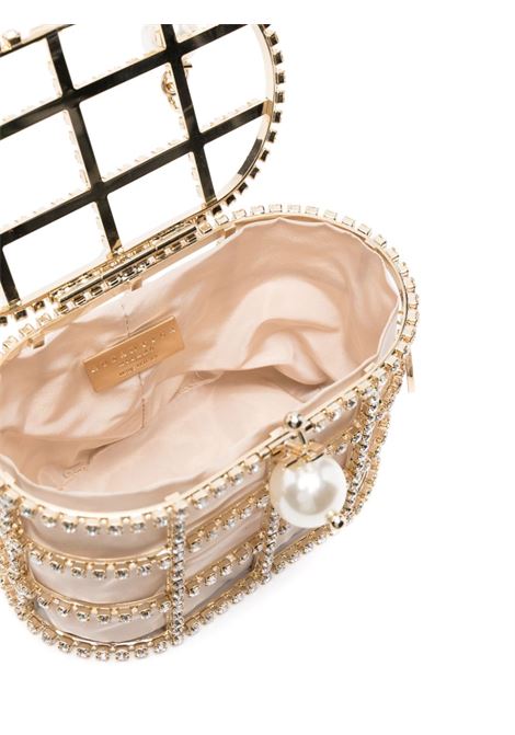 Borsa mini con perle e cristalli holli in oro - donna ROSANTICA | B007MINIGLD