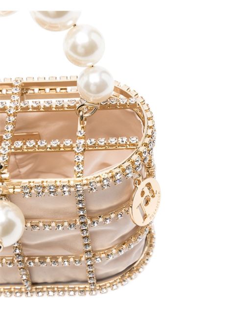 Borsa mini con perle e cristalli holli in oro - donna ROSANTICA | B007MINIGLD