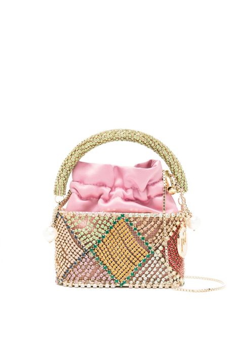 Multicolored pocket patchwork mini bag  - women ROSANTICA | B17638MLT