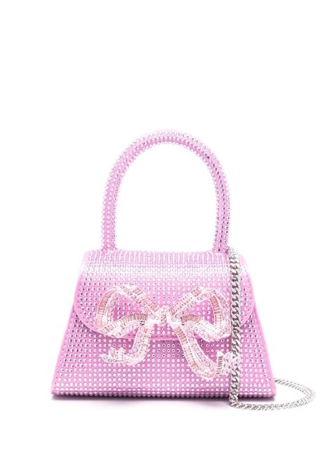 Pink crystal-embellished micro capri bag - women SELF-PORTRAIT | AW22313P