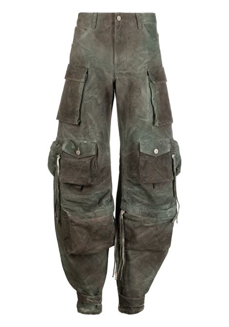 Green camouflage cargo jeans - women  THE ATTICO | 236WCP84D022238