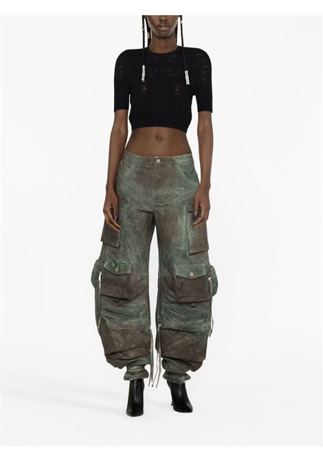 Green camouflage cargo jeans - women  THE ATTICO | 236WCP84D022238