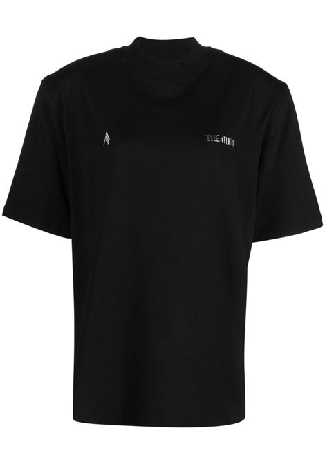 Black Kilie shoulder-pads  T-shirt - women  THE ATTICO | 241WCT173J025100