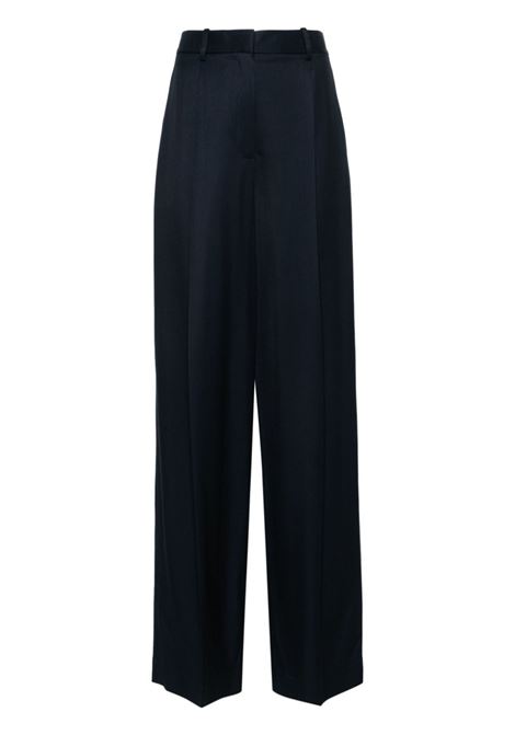 Pantaloni sartoriali con pieghe in blu - donna THEORY | N1106218XLV