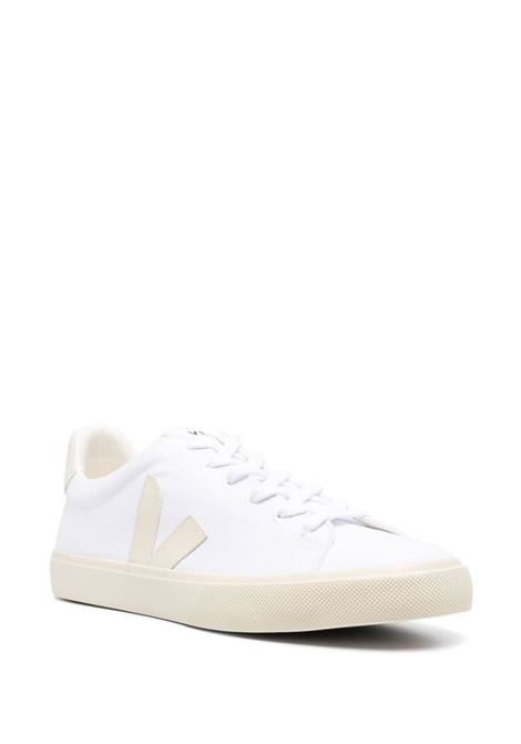 White and beige campo ca low-top sneakers - men  VEJA | CA0103129BWHTPRR