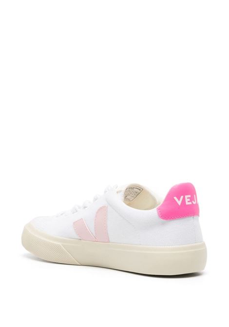 Sneakers basse campo ca in bianco e rosa - donna VEJA | CA0103499AWHTPNK