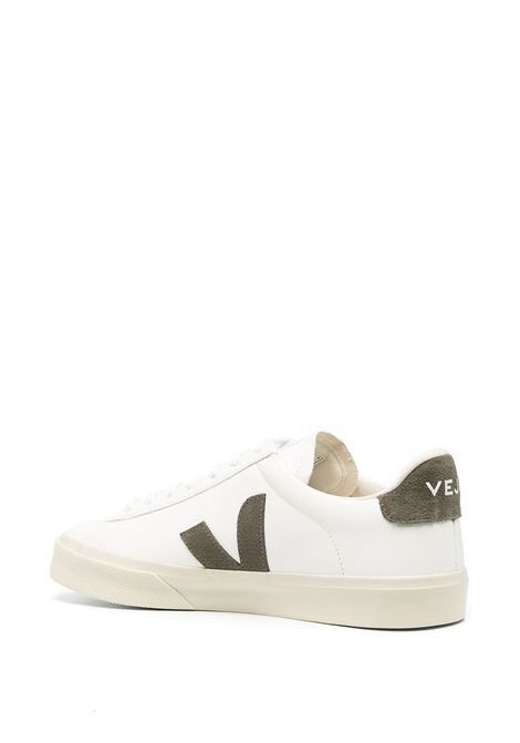 White and green campo low-top sneakers - men  VEJA | CP0502347BWHTKHK