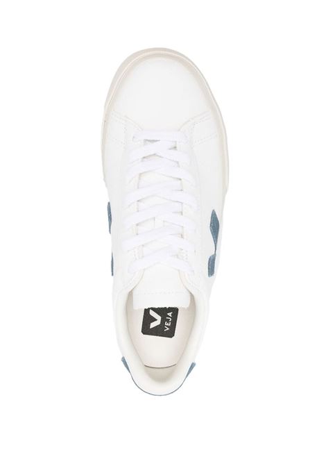 Sneakers basse campo in bianco e blu - donna VEJA | CP0503121AWHTCLFRN
