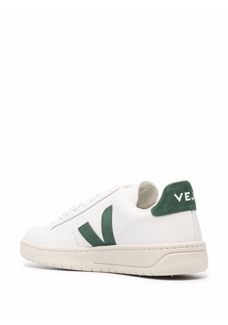 Sneakers basse V-12 in bianco e verde - donna VEJA | XD0202336AWHTCYPRS