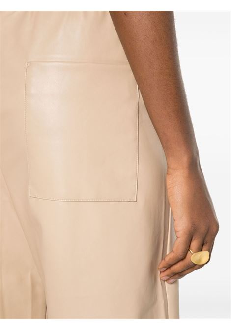 Beige seam-detail straight trousers - women WOLFORD | 532964816
