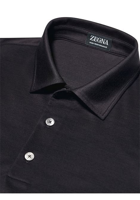 Blue High Performance polo shirt - men ZEGNA | E7345A5BCT724B09
