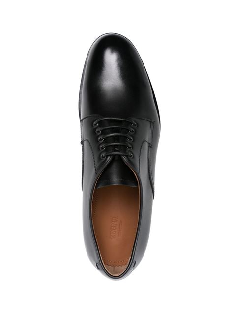 Black lace-up derby shoes - men ZEGNA | LHCLGA4562ZNER
