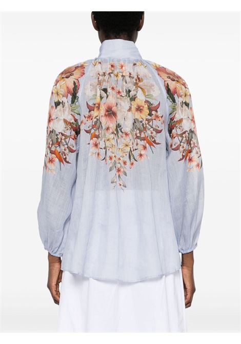 Multicolor lexi billow floral-print blouse ? women  ZIMMERMANN | 7452TRS245BLPLM