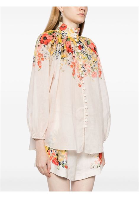 Multicolor alight billow floral-print blouse ? women  ZIMMERMANN | 8304TRS241IVF