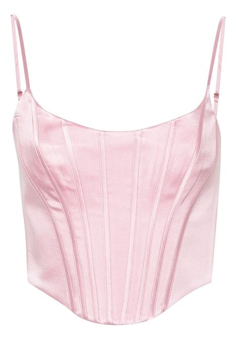 Top corsetto in rosa - donna