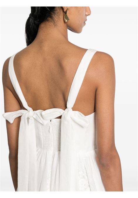 White alight corset mini dress ? women  ZIMMERMANN | 8467DRS241IVO