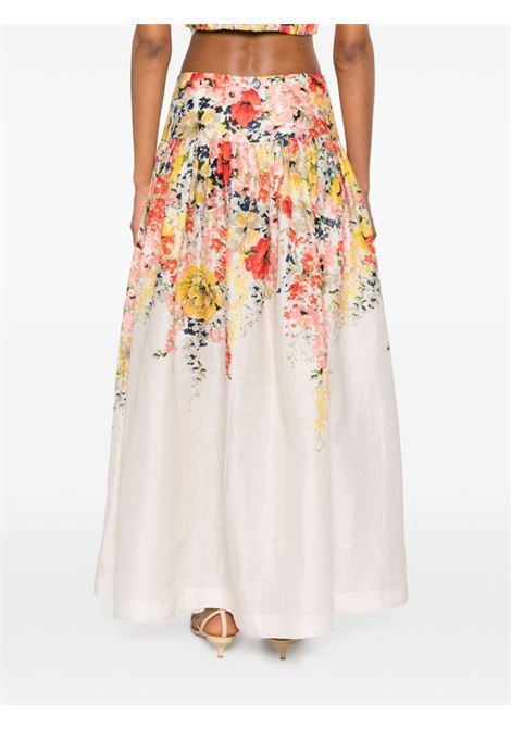 Multicolor alight floral-print skirt ? women  ZIMMERMANN | 8482SRS241IVF