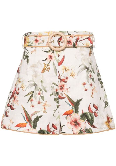 Shorts con stampa floreale Lexi in multicolore - donna