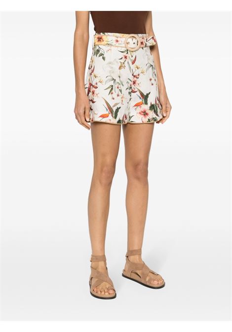 Shorts con stampa floreale Lexi in multicolore - donna ZIMMERMANN | 8494ARS245IVPM
