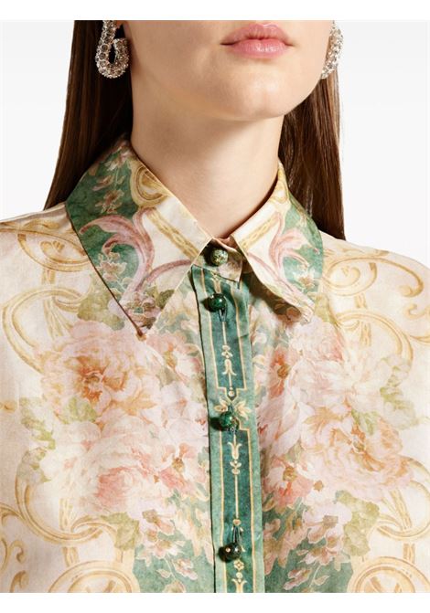 Multicolor august floral-print shirt ? women  ZIMMERMANN | 8624TRS242KHF