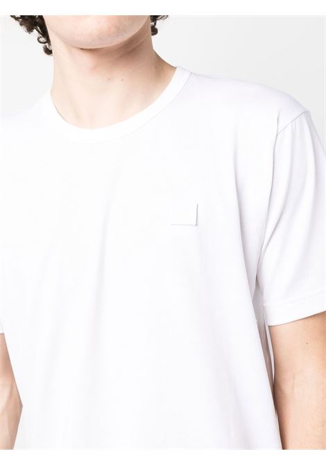 T-shirt con logo in bianco - unisex ACNE STUDIOS FACE | CL0205183