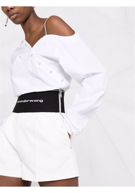 Pantaloncini con stampa in bianco - donna ALEXANDER WANG | 1WC1224450110