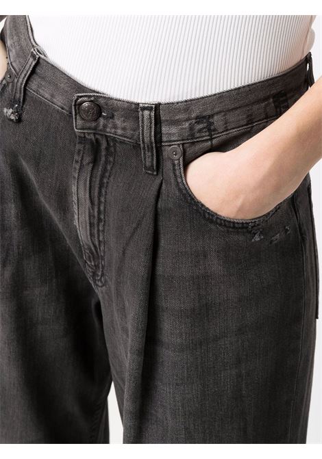 Jeans a gamba ampia Ellery in nero - donna R13 | R13W3147D019A