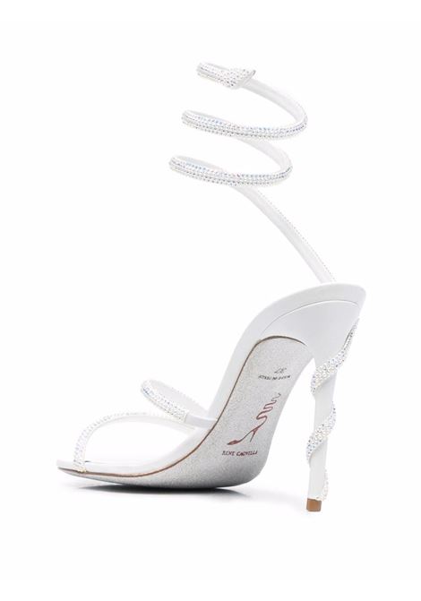 White Cecile rhinestone sandals - women  RENE CAOVILLA | C11339105R001X318