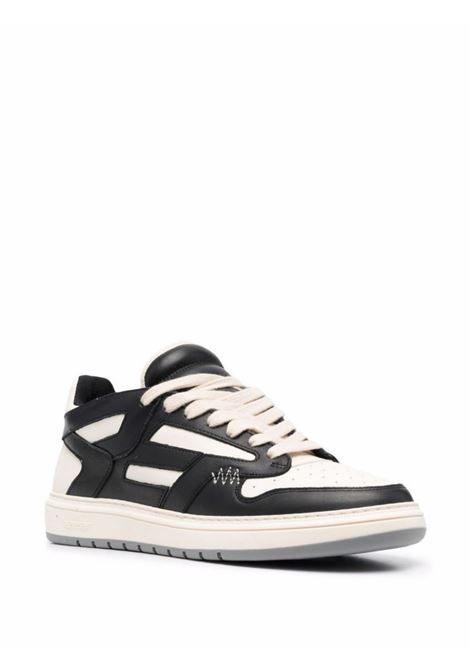 Black and white Reptor Low panelled sneakers - men REPRESENT | M12043037