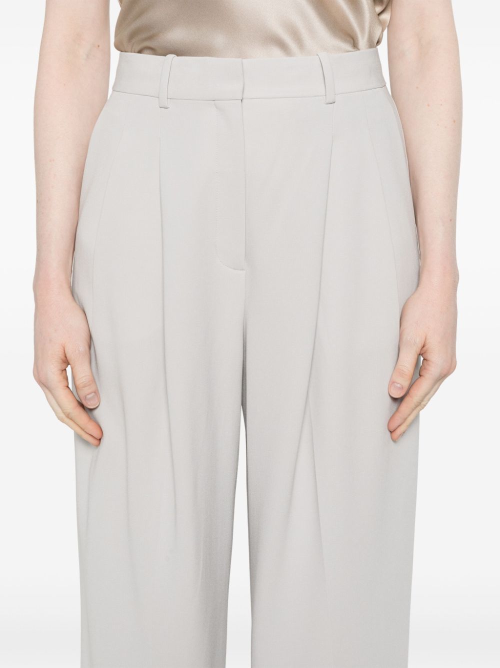 Light grey double-pleat trousers Theory - women - THEORY