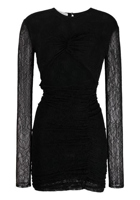Abito mini con pizzo in nero - donna PHILOSOPHY DI LORENZO SERAFINI | Abiti | A045857340555