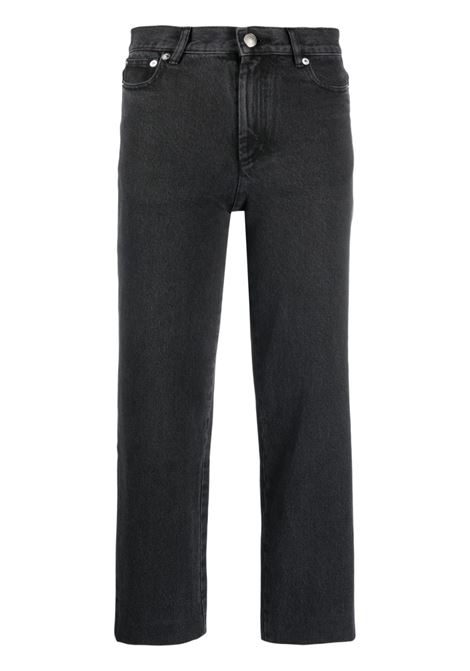 Black mid-rise cropped jeans A.P.C. - women A.P.C. | Jeans | COGEXF09131LZE