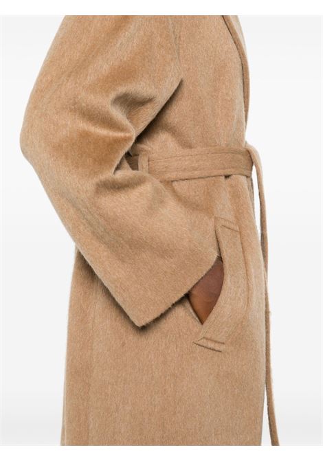Beige maxi belted coat A.P.C. - women A.P.C. | WOAQZF01544CAB