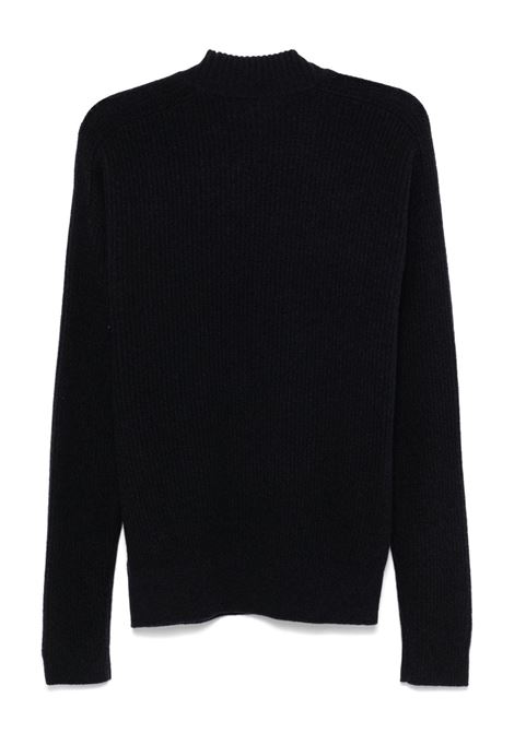 Maglione a coste in blu Aspesi - uomo ASPESI | M170562385098