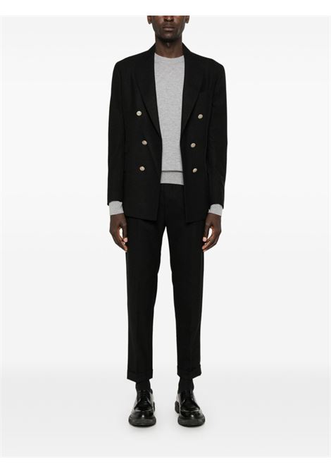 Black double-breasted suit Eleventy - men ELEVENTY | J75ABUC09TES0H00922