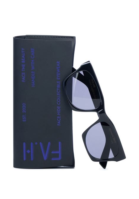 Black numero 0 sunglasses FACE.HIDE - unisex FACE.HIDE | NUMERO0ALLBLACK