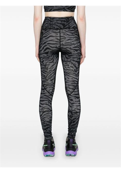 Leggings con stampa animalier in grigrio Ganni - donna GANNI | T3960252