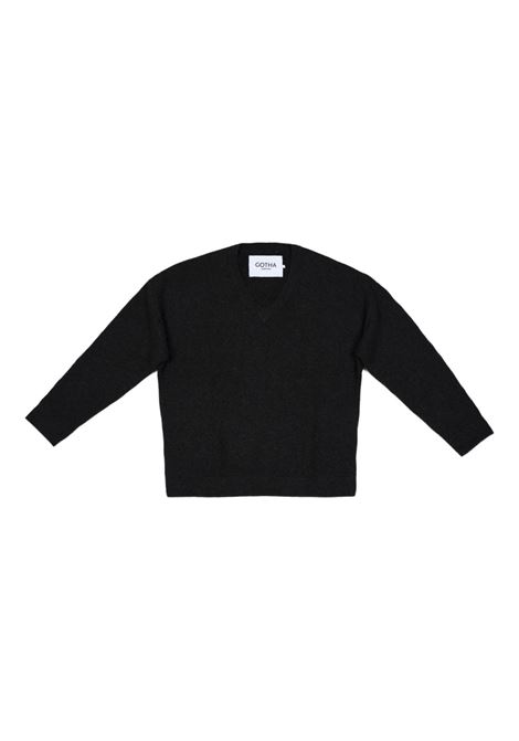 Maglione a maniche lunghe in nero Gotha - uomo GOTHA | 4502405CCHARBON