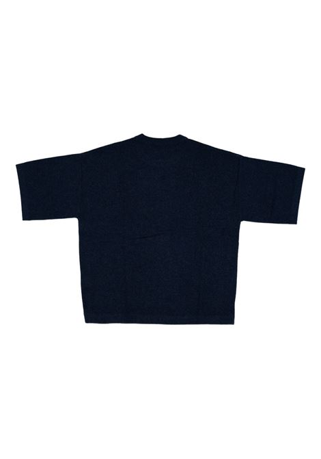 T-shirt in maglia in blu Gotha - uomo GOTHA | 4502408CBRUT