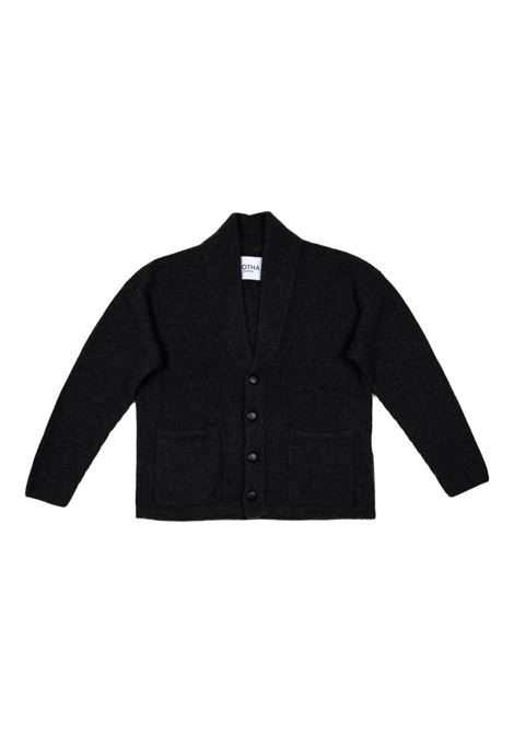 Cardigan a maniche lunghe in nero Gotha - uomo GOTHA | 4502409CCHARBON