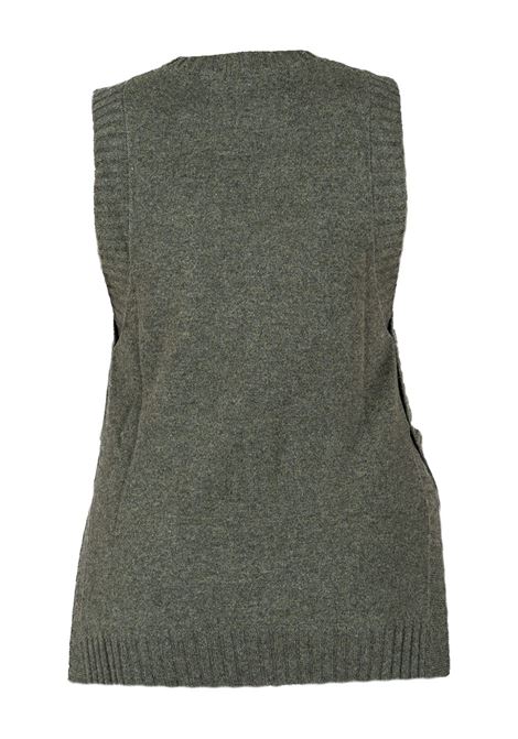 Gilet in maglia in verde Gotha - donna GOTHA | 4503092ASH