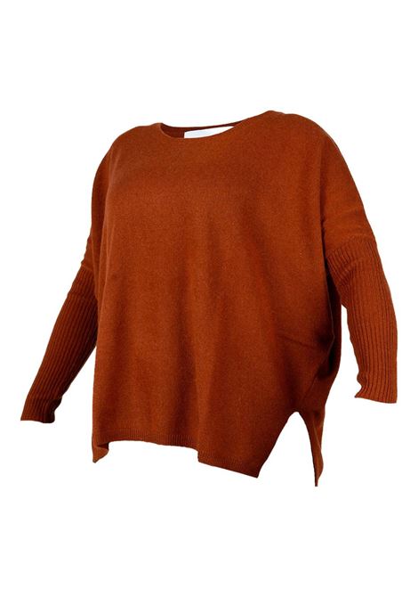 Maglione a maniche lunghe in marrone Gotha - donna GOTHA | 4504002CACAJOU