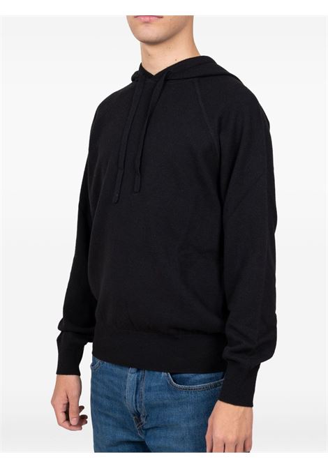 Maglione con cappuccio in nero Kangra - uomo KANGRA | 9009880600013