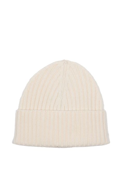 Beige ribbed design beanie hat  Kangra - unisex KANGRA | 92082500901