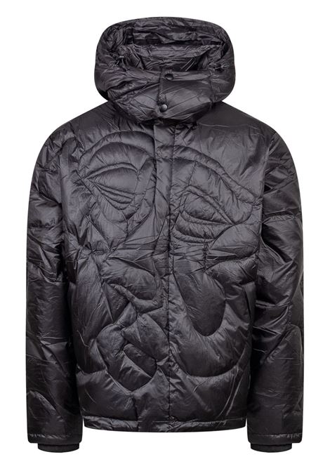 Trench con ricamo in nero - KIDSUPER uomo