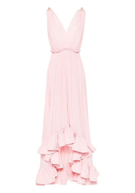 Pink ruffled gown Lanvin - women LANVIN | RWDRC035477852