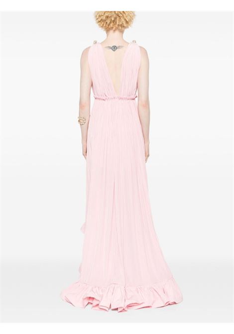 Pink ruffled gown Lanvin - women LANVIN | RWDRC035477852